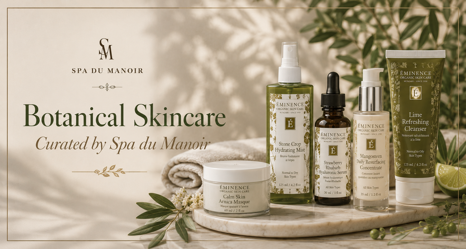 Soins de la peau bio Éminence