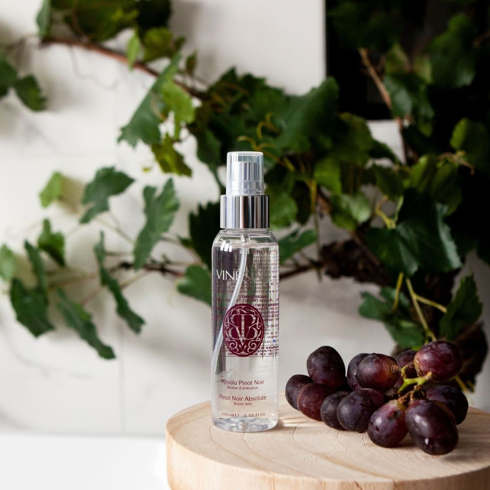 French luxury room spray inspired by Burgundy vineyards