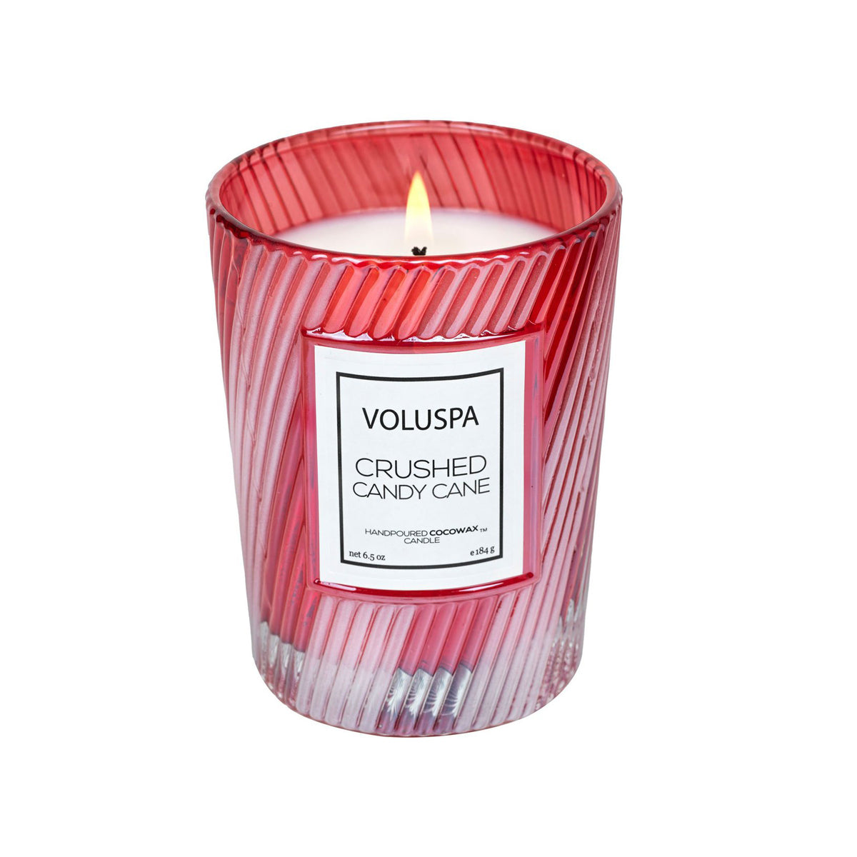 CRUSHED CANDY CANE CANDLE - CLASSIC - 6.5 OZ